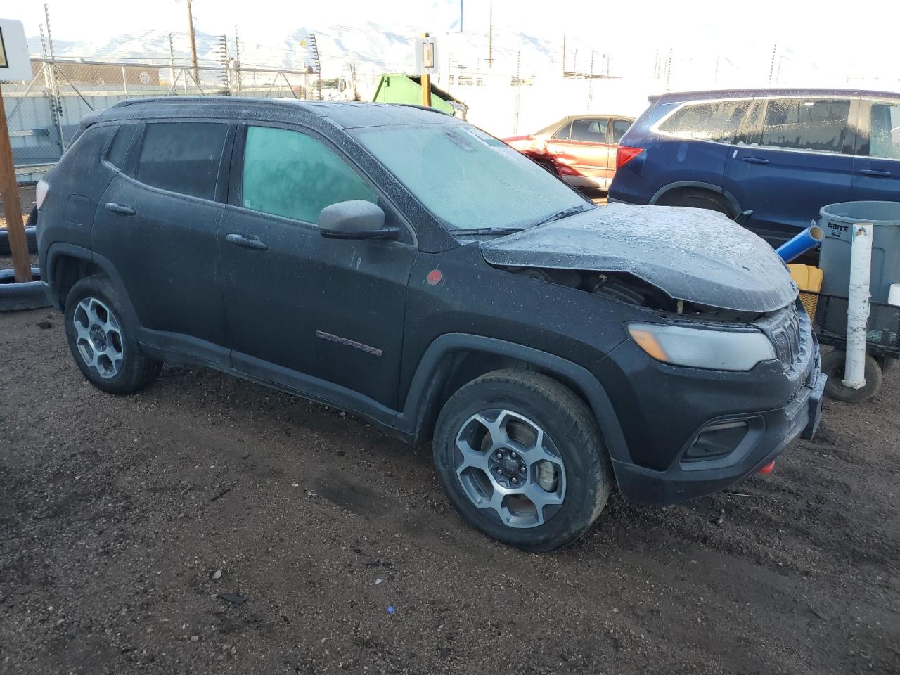 2022 JEEP COMPASS TRAILHAWK VIN:3C4NJDDB7NT130485