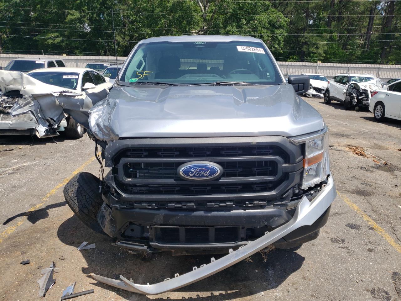 2022 FORD F150 SUPERCREW VIN:1FTFW1EDXNFB36943