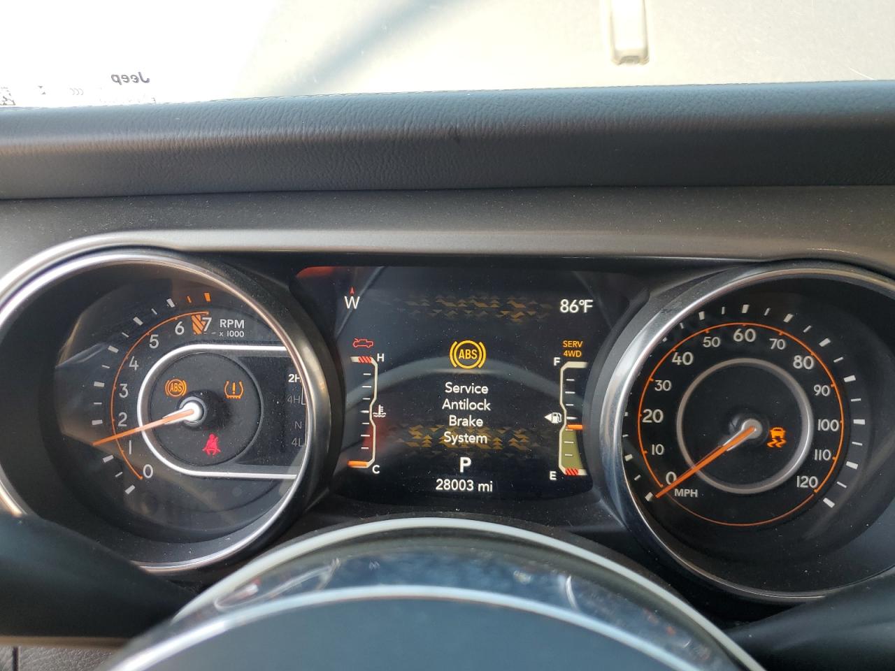 2022 JEEP GLADIATOR OVERLAND VIN:1C6HJTFG4NL159462