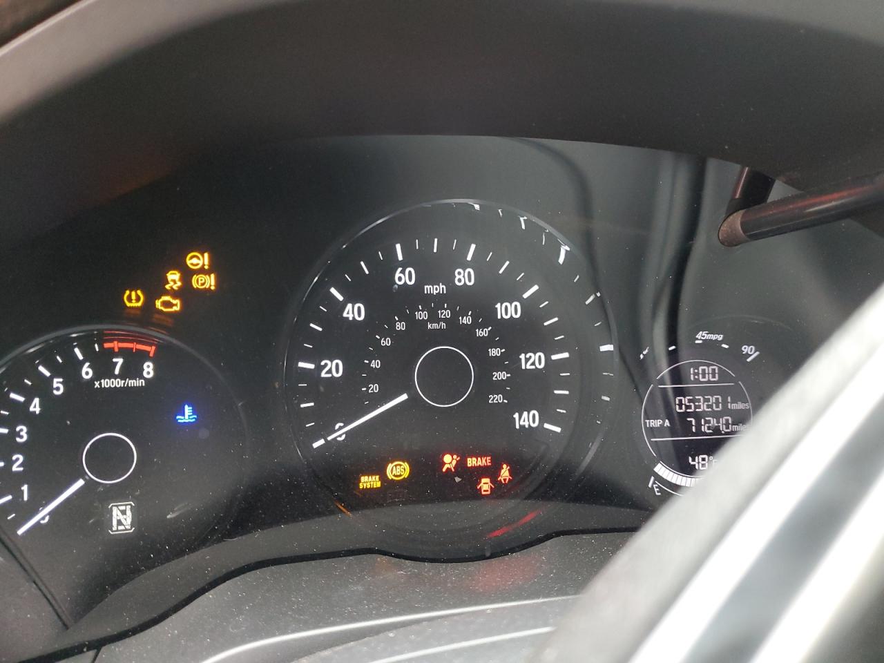 2022 HONDA HR-V LX VIN:3CZRU5H38NM737694