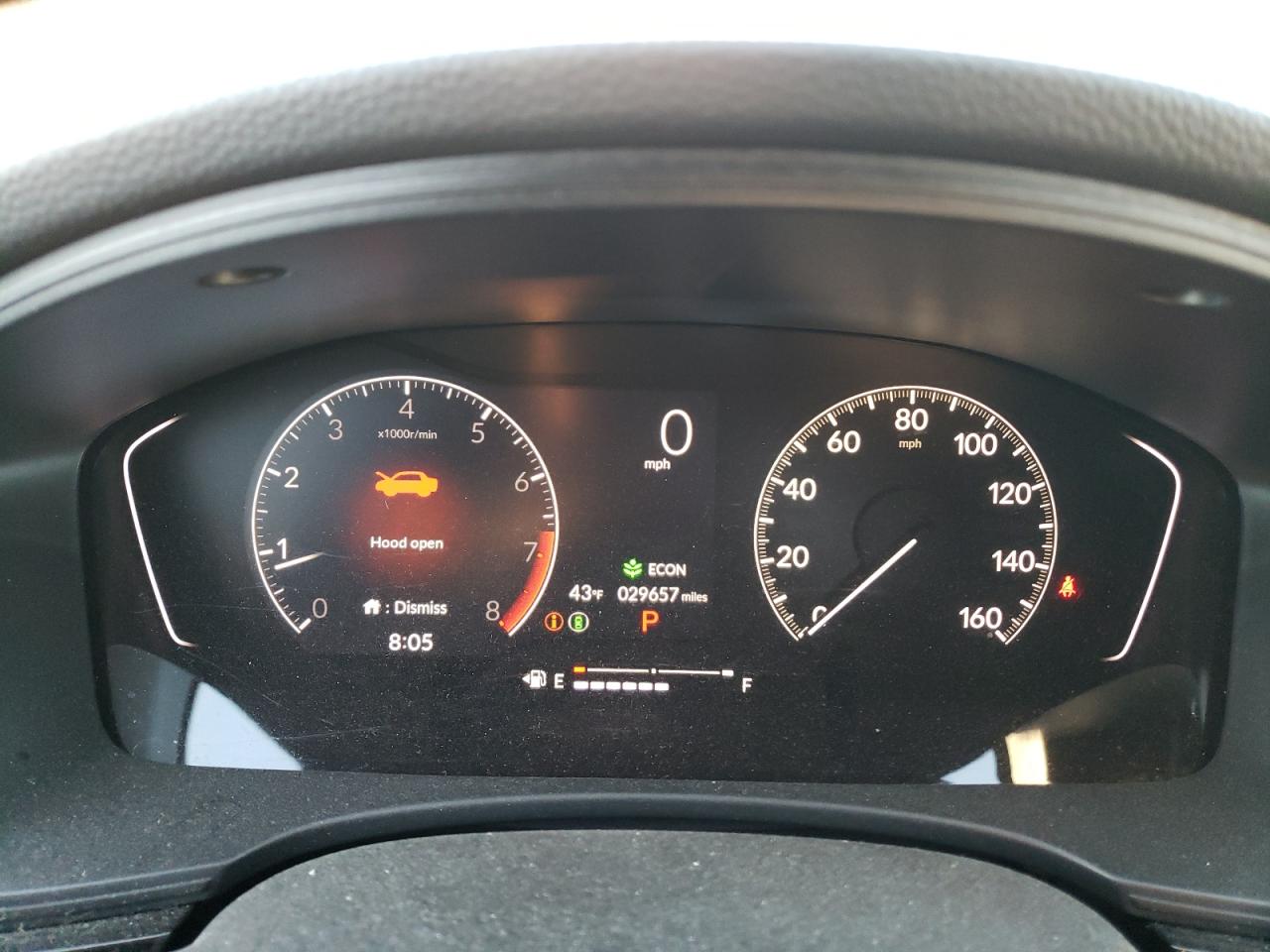 2022 HONDA CIVIC SPORT VIN:2HGFE2F54NH605850