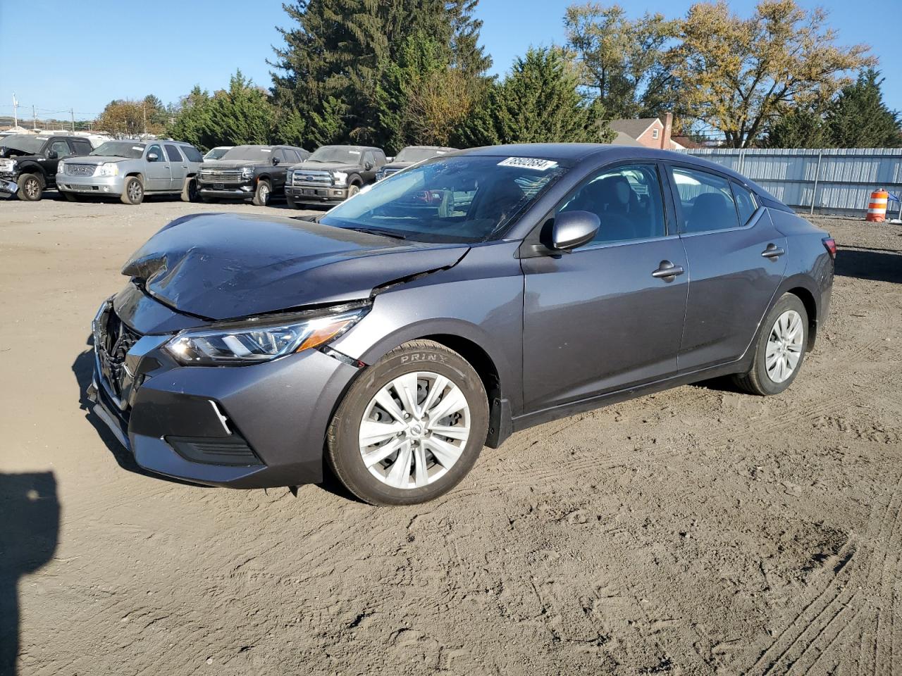 2022 NISSAN SENTRA S VIN:3N1AB8BV2NY232573