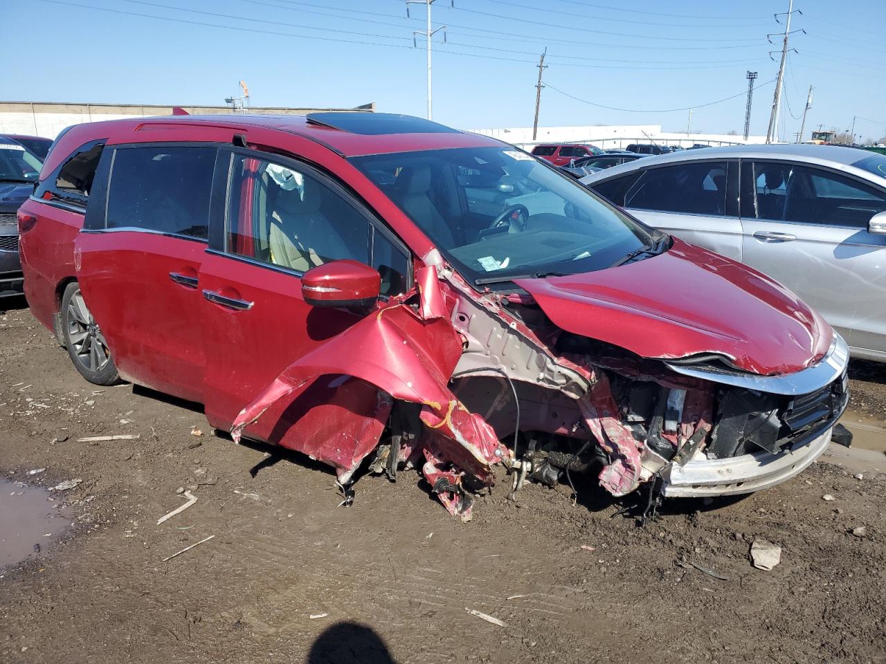 2023 HONDA ODYSSEY TOURING VIN:5FNRL6H81PB038246