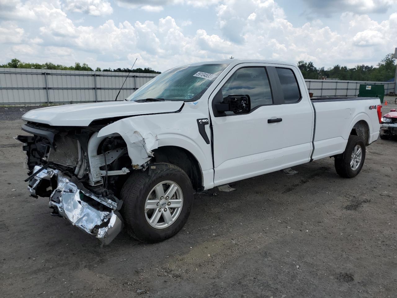 2022 FORD F150 SUPER CAB VIN:1FTFX1E5XNKE33286