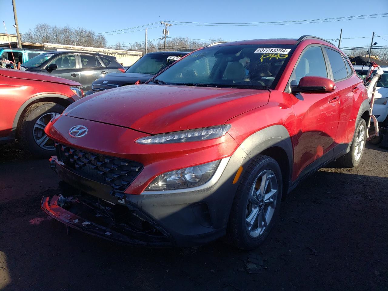 2022 HYUNDAI KONA SEL VIN:KM8K3CAB5NU820118
