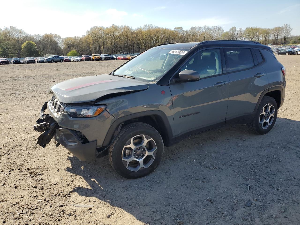 2022 JEEP COMPASS TRAILHAWK VIN:3C4NJDDB3NT157943