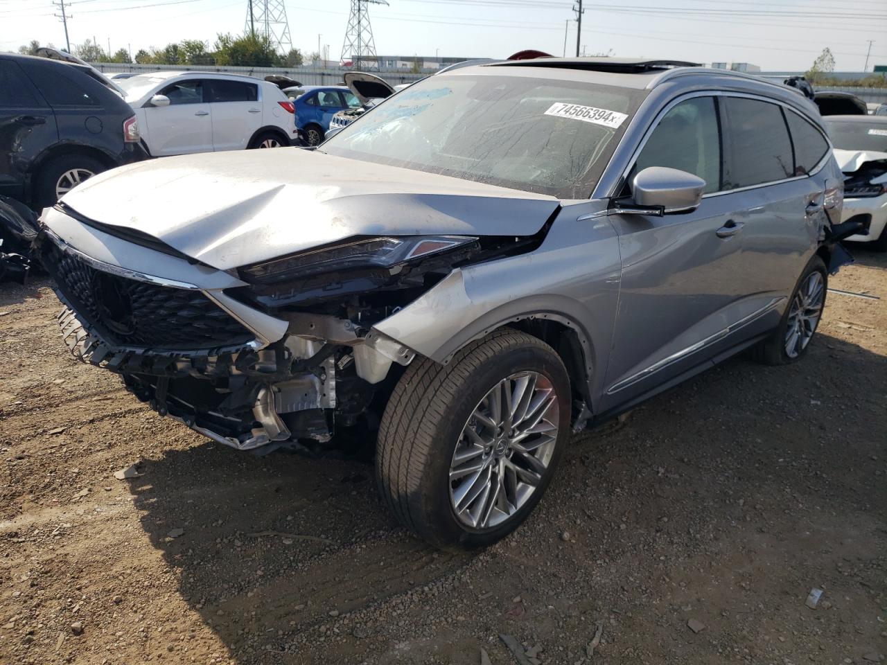 2022 ACURA MDX ADVANCE VIN:5J8YE1H81NL043502