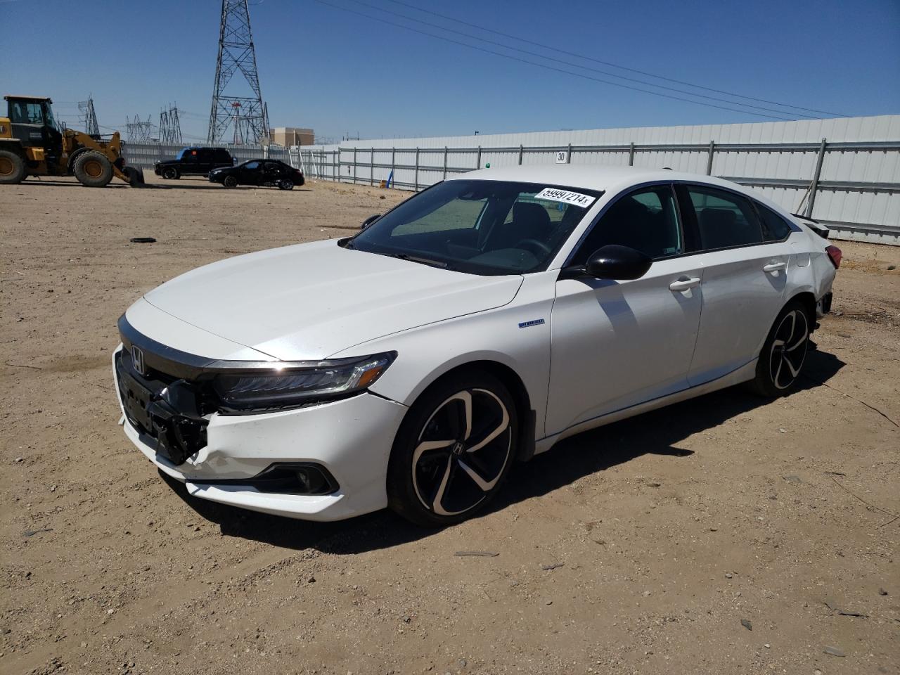 2022 HONDA ACCORD HYBRID SPORT VIN:1HGCV3F20NA034693