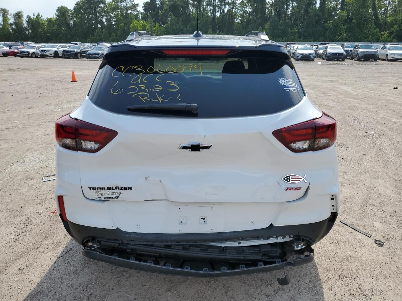 2022 CHEVROLET TRAILBLAZER RS VIN:KL79MTSL7NB128667