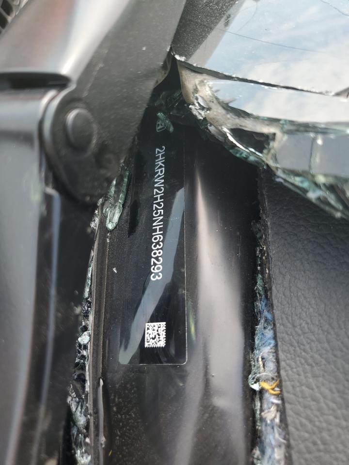 2022 HONDA CR-V LX VIN:2HKRW2H25NH638293