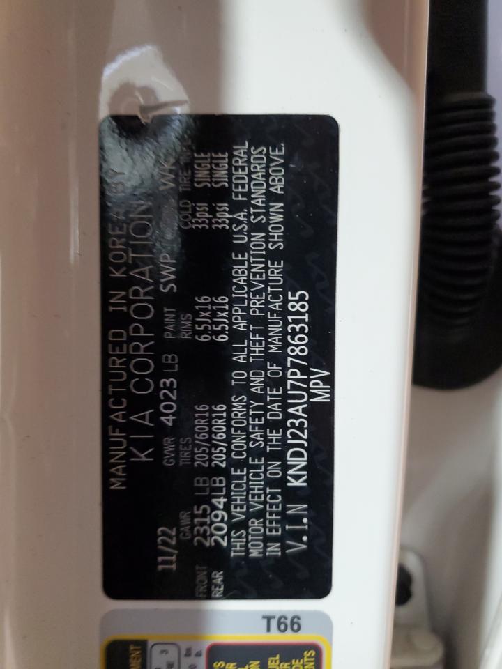2023 KIA SOUL LX VIN:KNDJ23AU7P7863185