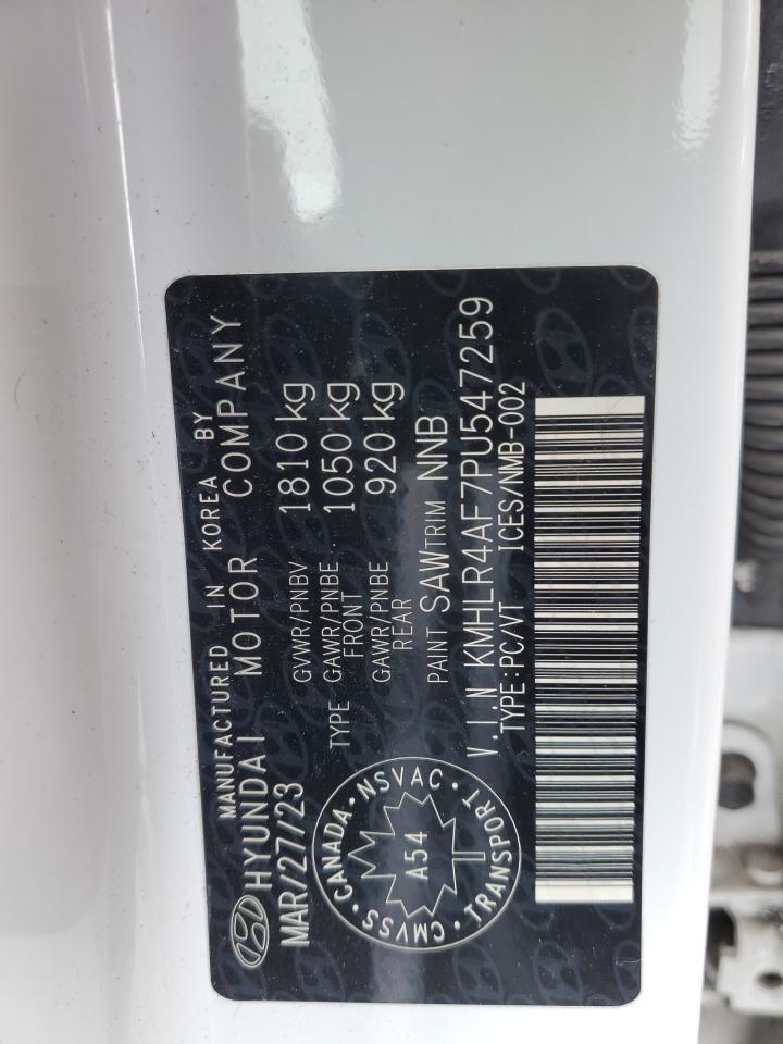 2023 HYUNDAI ELANTRA N LINE VIN:KMHLR4AF7PU547259