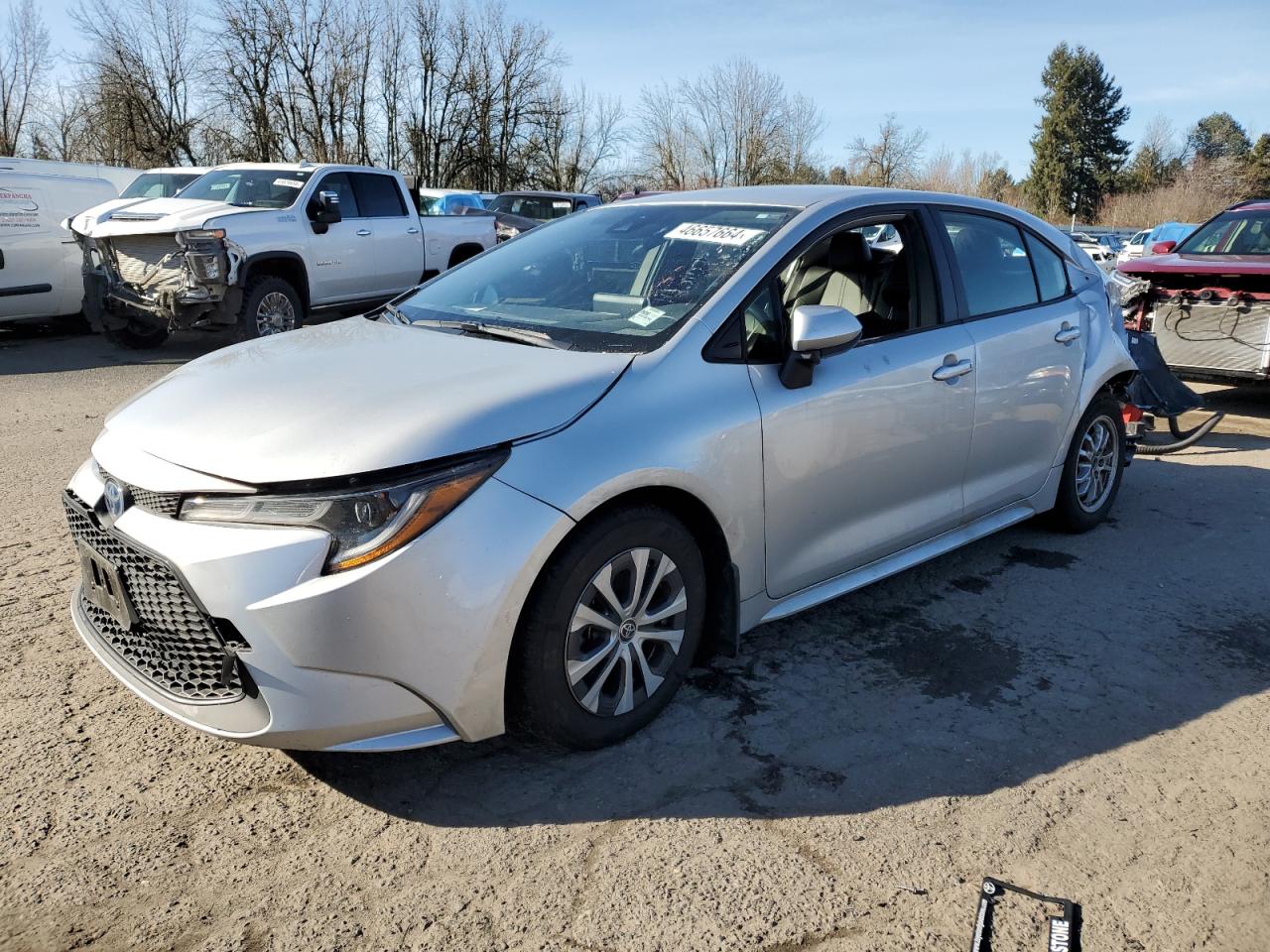 2022 TOYOTA COROLLA LE VIN:JTDEAMDE4N3011010