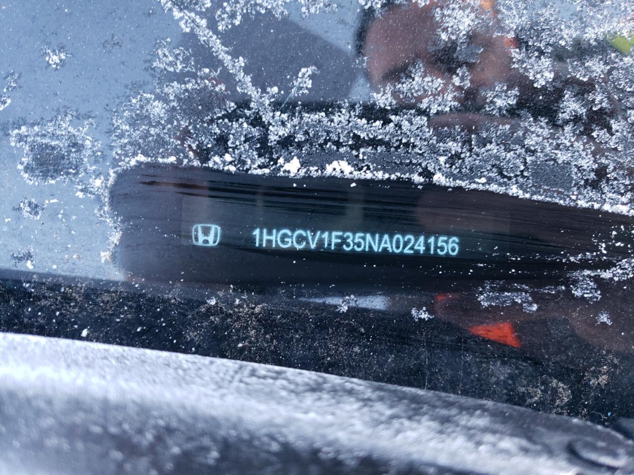 2022 HONDA ACCORD SPORT VIN:1HGCV1F35NA024156