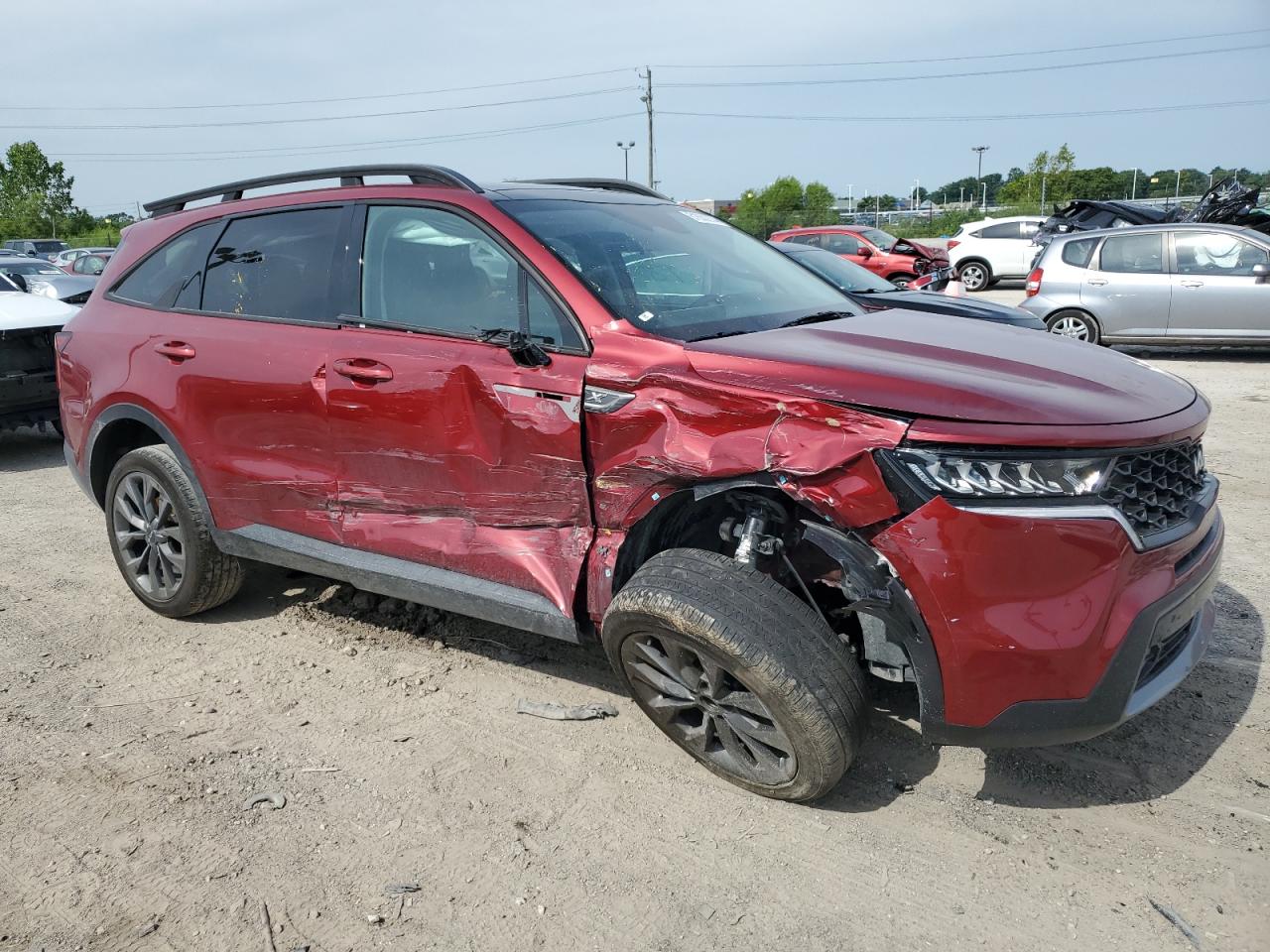 2022 KIA SORENTO EX VIN:5XYRHDLF4NG141887