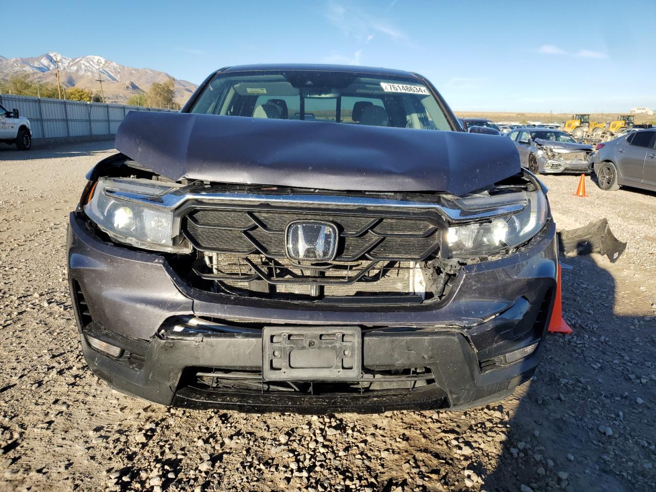 2022 HONDA RIDGELINE RTL VIN:5FPYK3F79NB019536