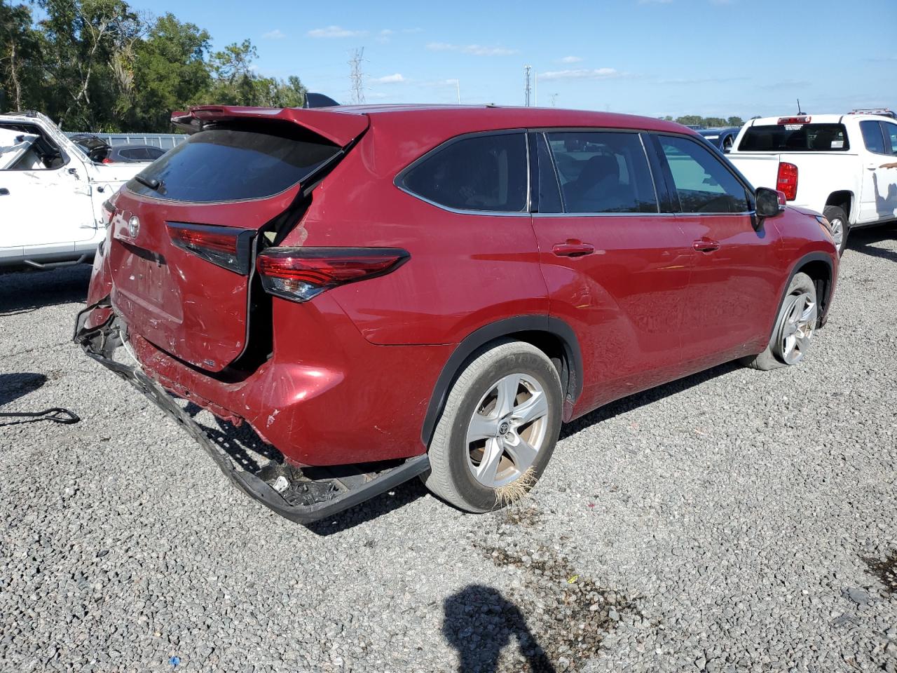2022 TOYOTA HIGHLANDER L VIN:5TDZZRAH4NS115047