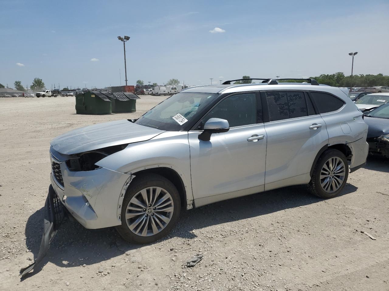 2022 TOYOTA HIGHLANDER PLATINUM VIN:5TDFZRBH4NS222455