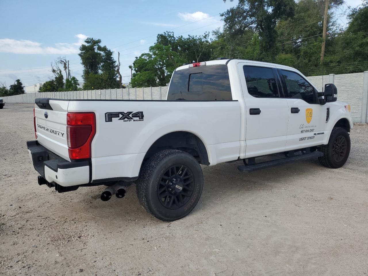 2022 FORD F250 SUPER DUTY VIN:1FT8W2BT8NEF75493