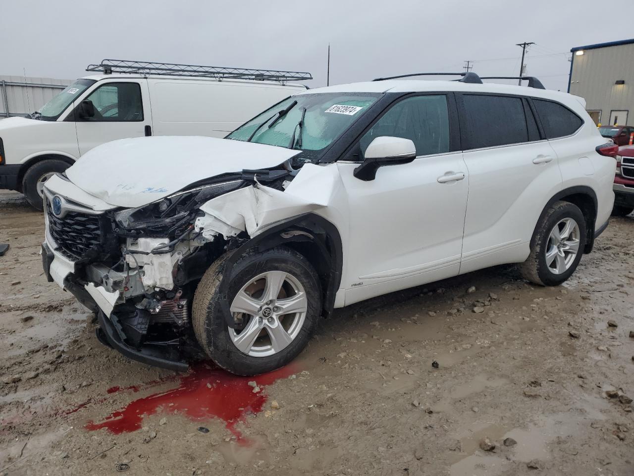 2022 TOYOTA HIGHLANDER HYBRID LE VIN:5TDBBRCH7NS560224