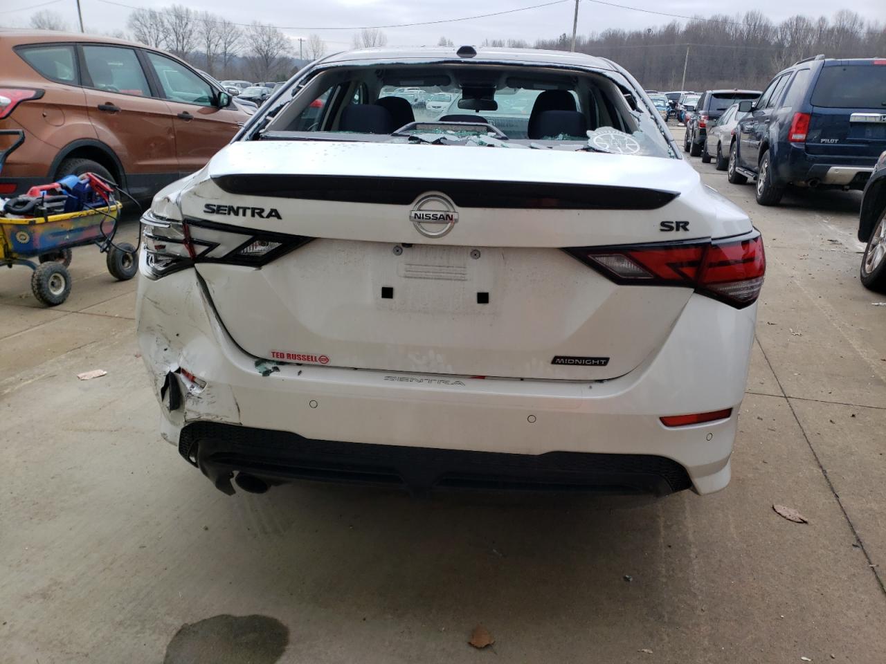 2022 NISSAN SENTRA SR VIN:3N1AB8DV7NY294466