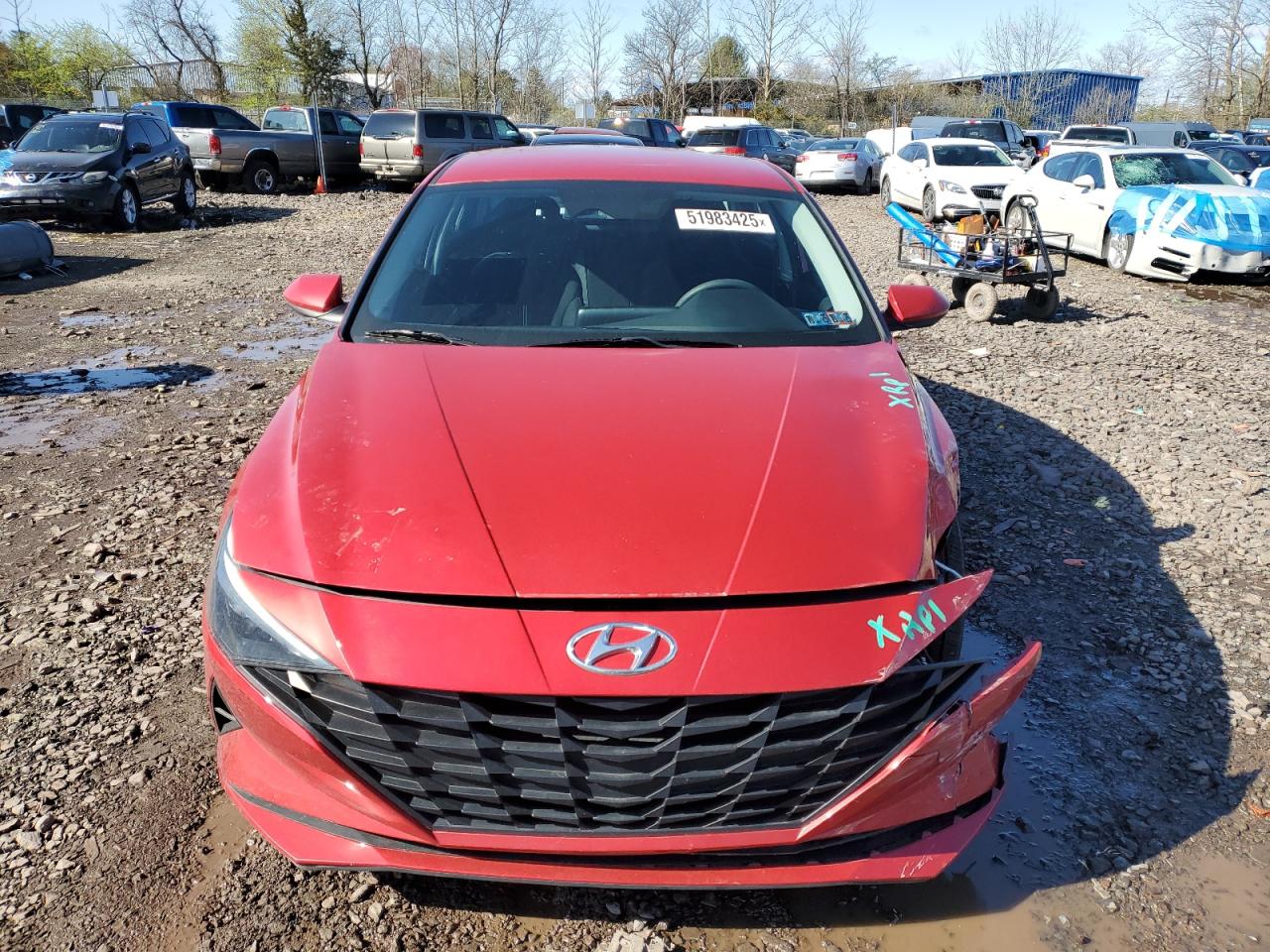 2022 HYUNDAI ELANTRA SEL VIN:5NPLM4AG6NH071105
