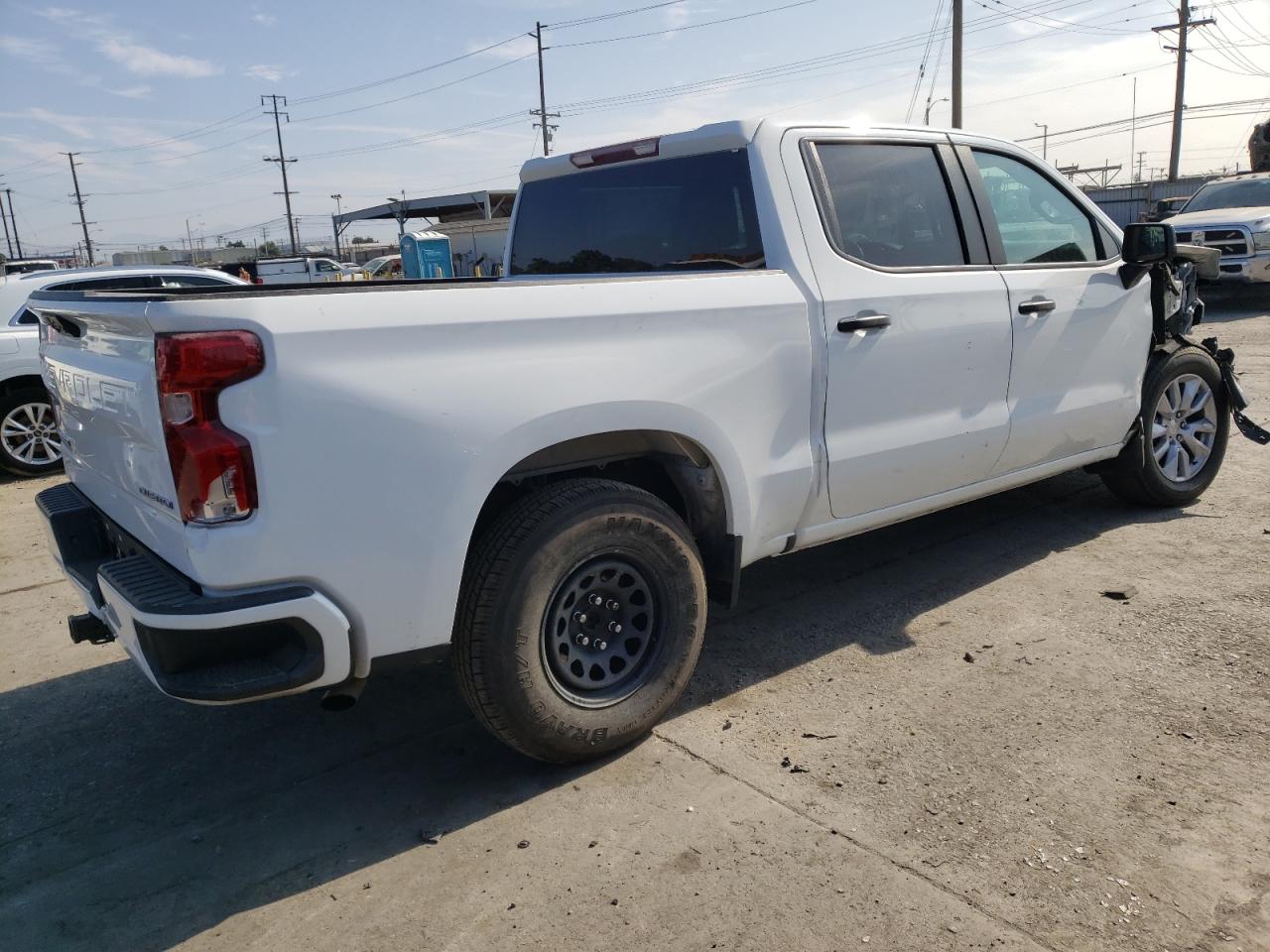 2022 CHEVROLET SILVERADO C1500 CUSTOM VIN:3GCPABEK4NG512591