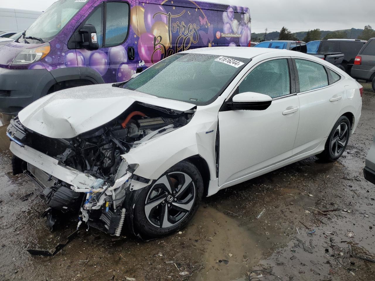 2022 HONDA INSIGHT EX VIN:19XZE4F5XNE010889