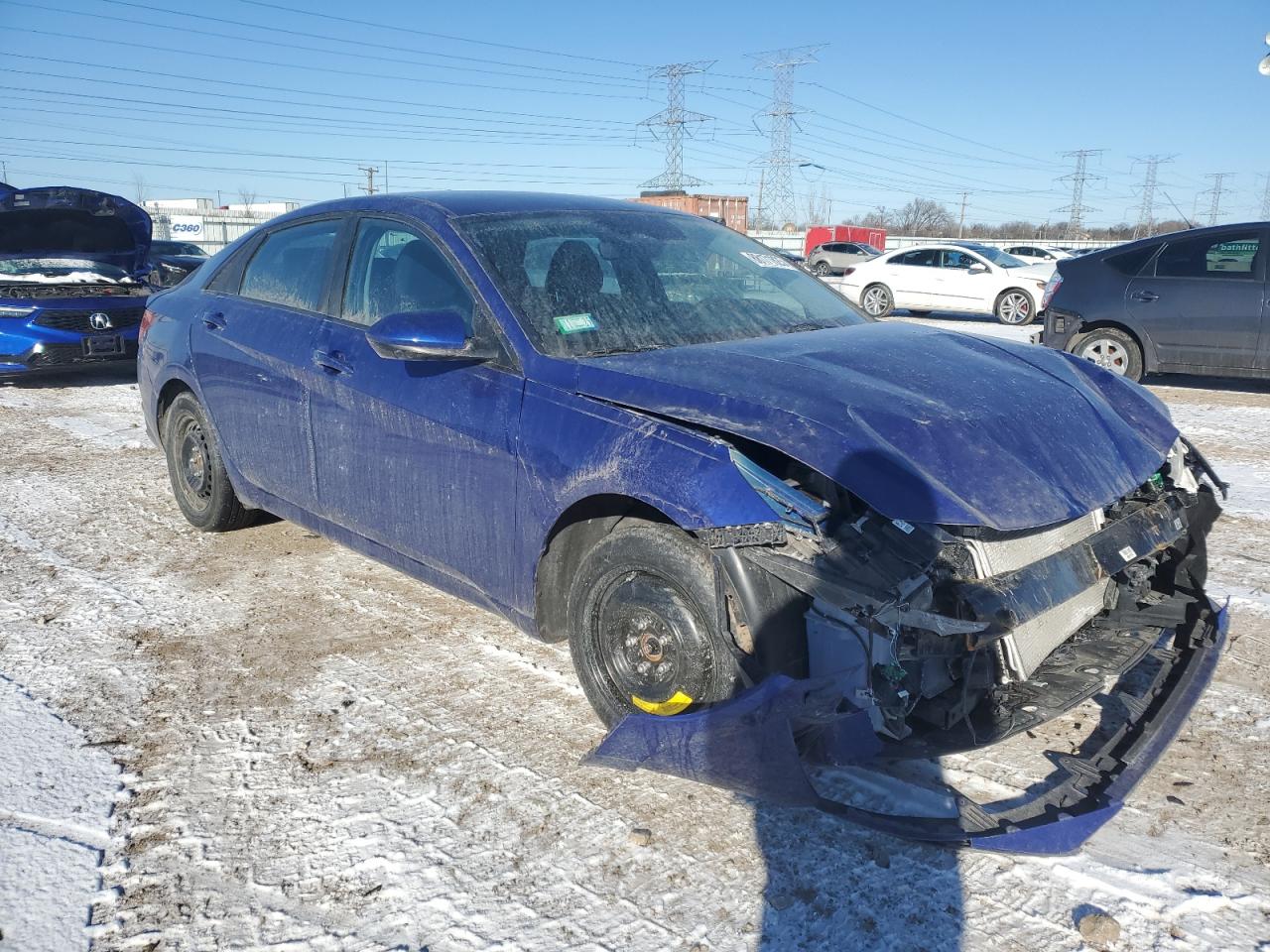 2023 HYUNDAI ELANTRA SEL VIN:KMHLM4AG4PU554516