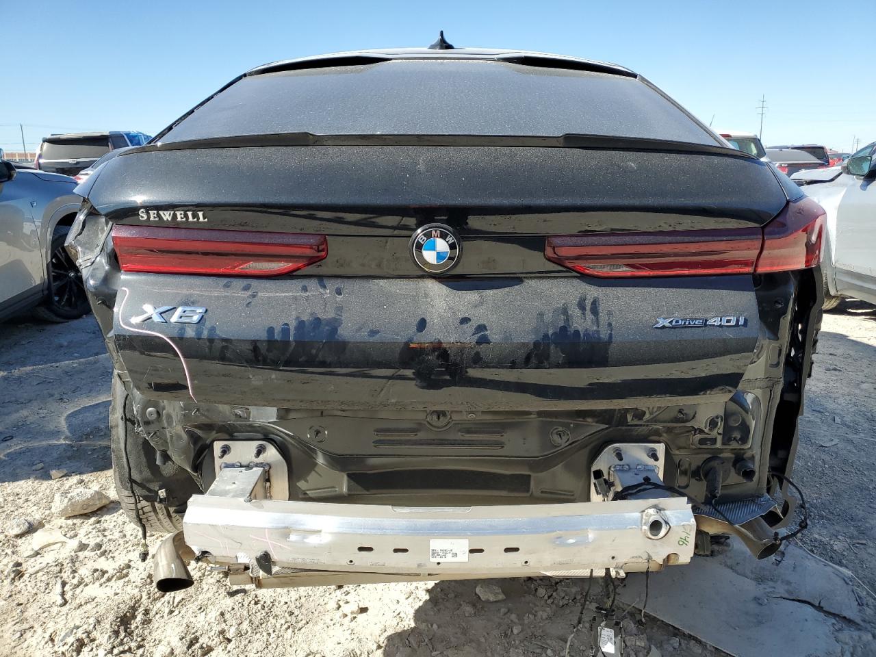 2023 BMW X6 XDRIVE40I VIN:5UXCY6C06P9N44544