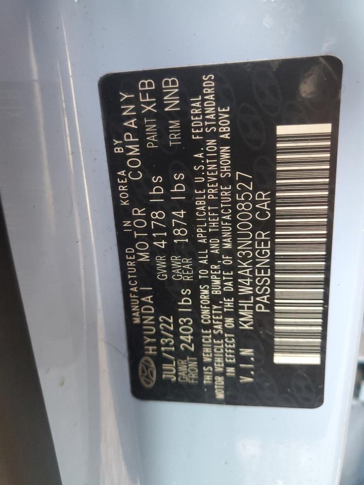 2022 HYUNDAI ELANTRA N  VIN:KMHLW4AK3NU008527