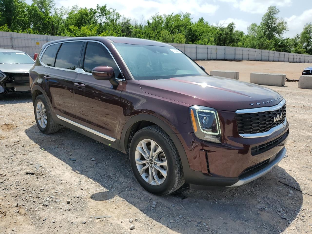 2022 KIA TELLURIDE LX VIN:5XYP24HC7NG224320