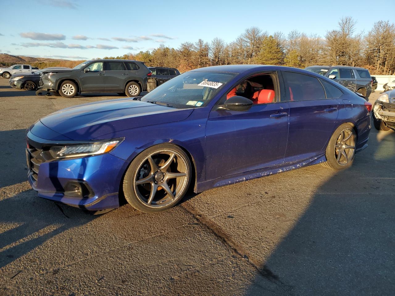 2022 HONDA ACCORD SPORT VIN:1HGCV1F33NA110355