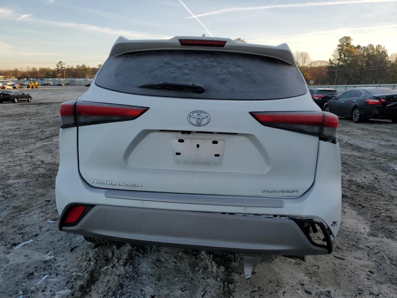2022 TOYOTA HIGHLANDER PLATINUM VIN:5TDFZRAH8NS101655