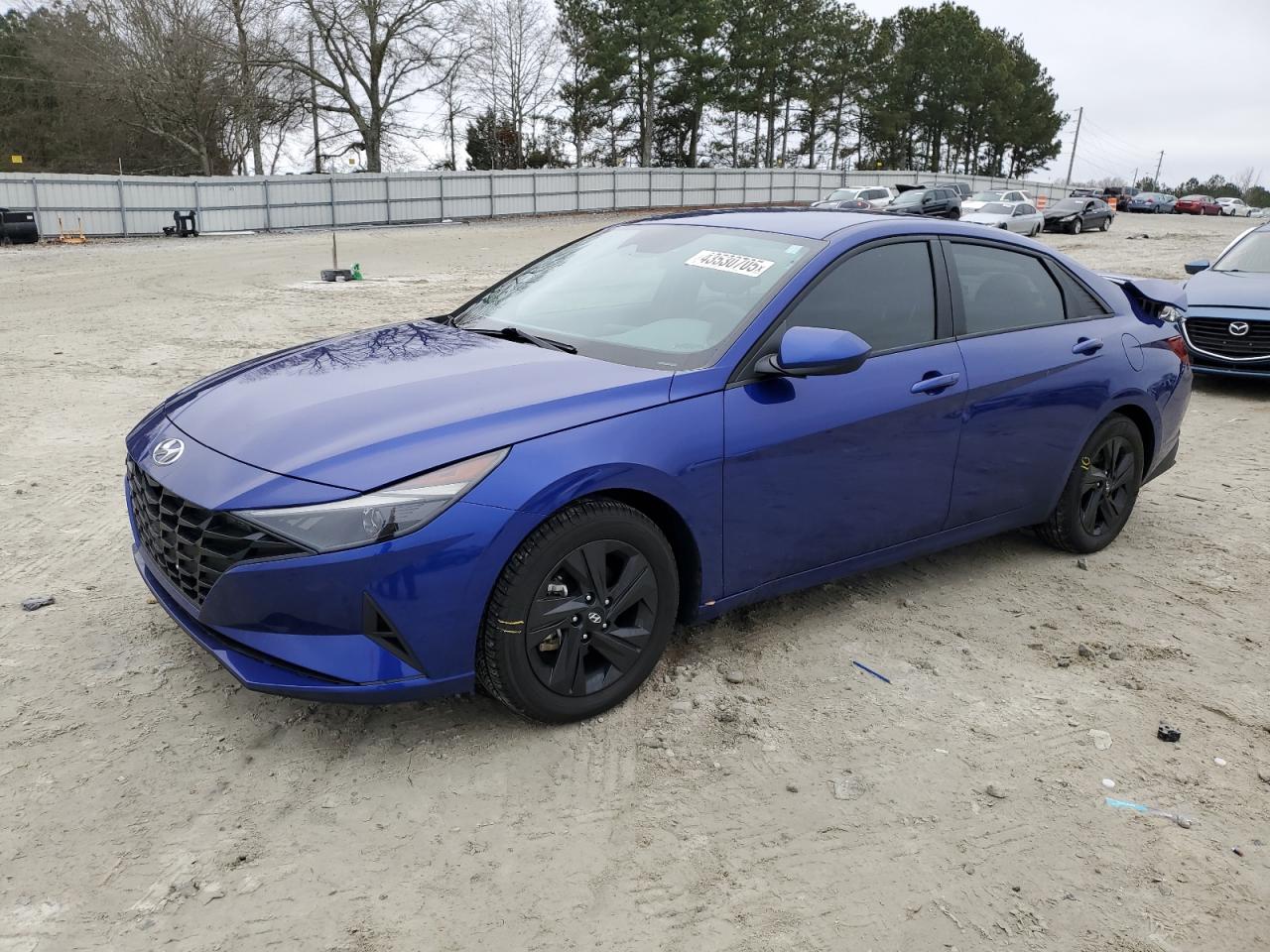 2022 HYUNDAI ELANTRA BLUE VIN:KMHLM4AJ6NU027361