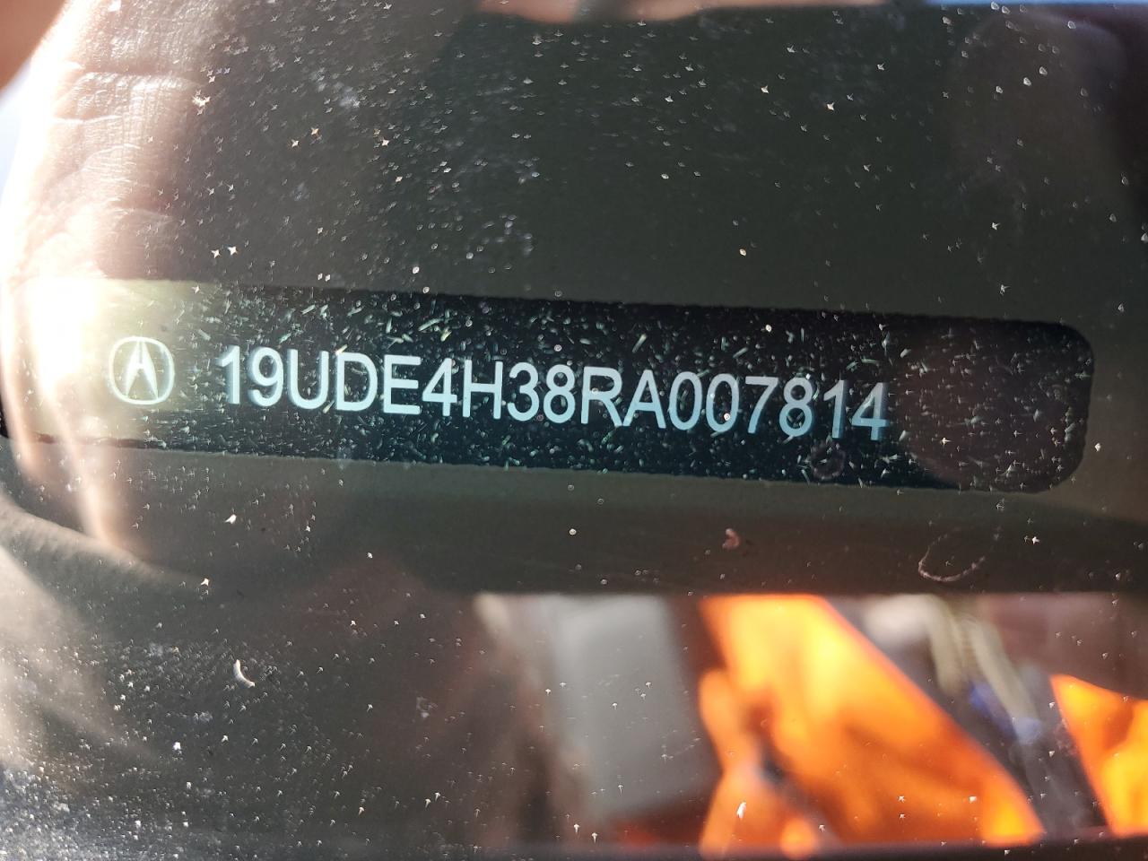 2024 ACURA INTEGRA A-SPEC VIN:19UDE4H38RA007814