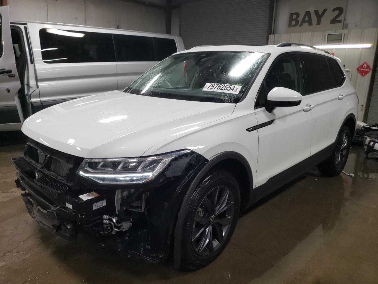2022 VOLKSWAGEN TIGUAN SE VIN:3VV2B7AXXNM136651