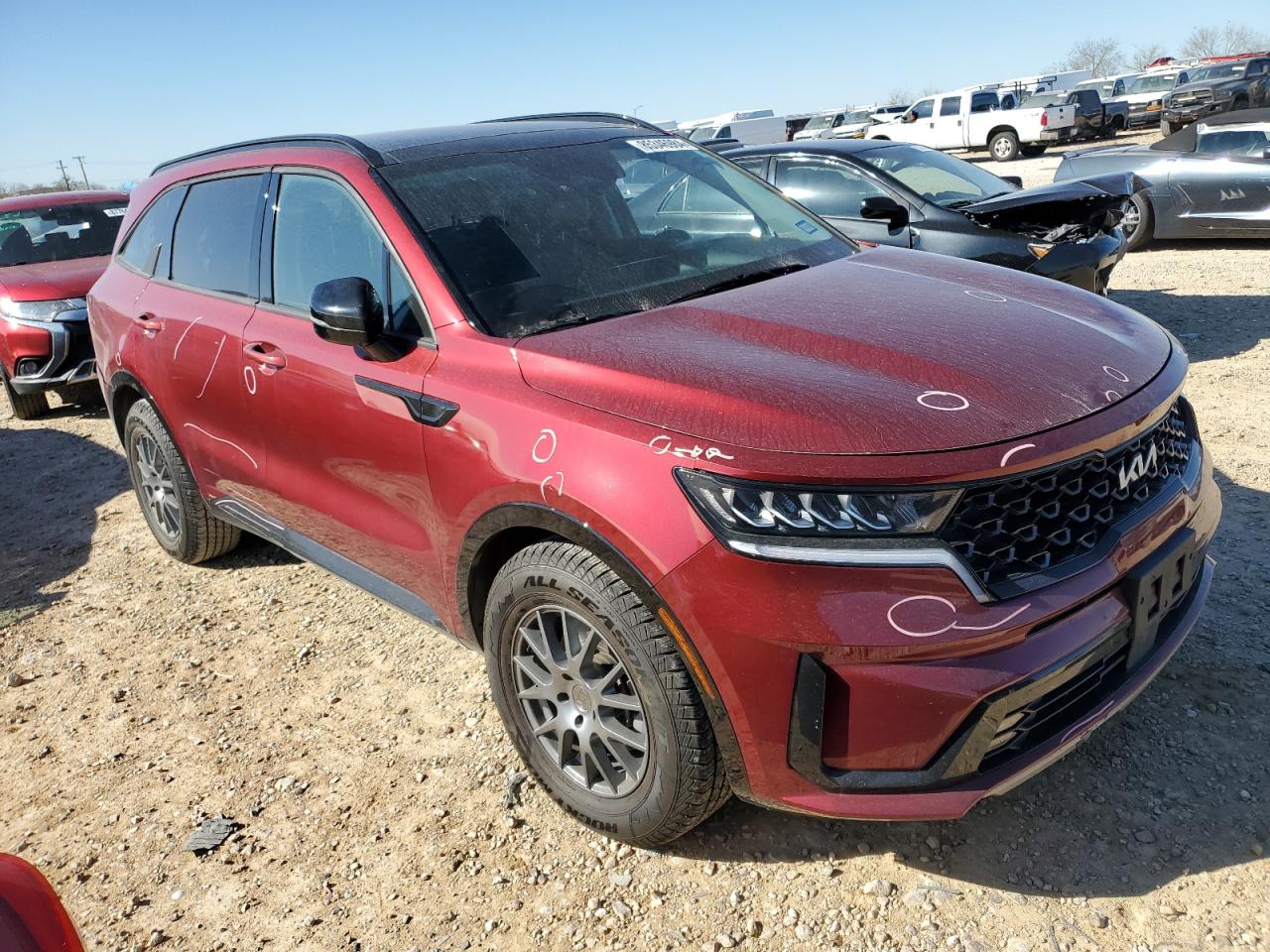 2022 KIA SORENTO EX VIN:5XYRH4LF4NG088446