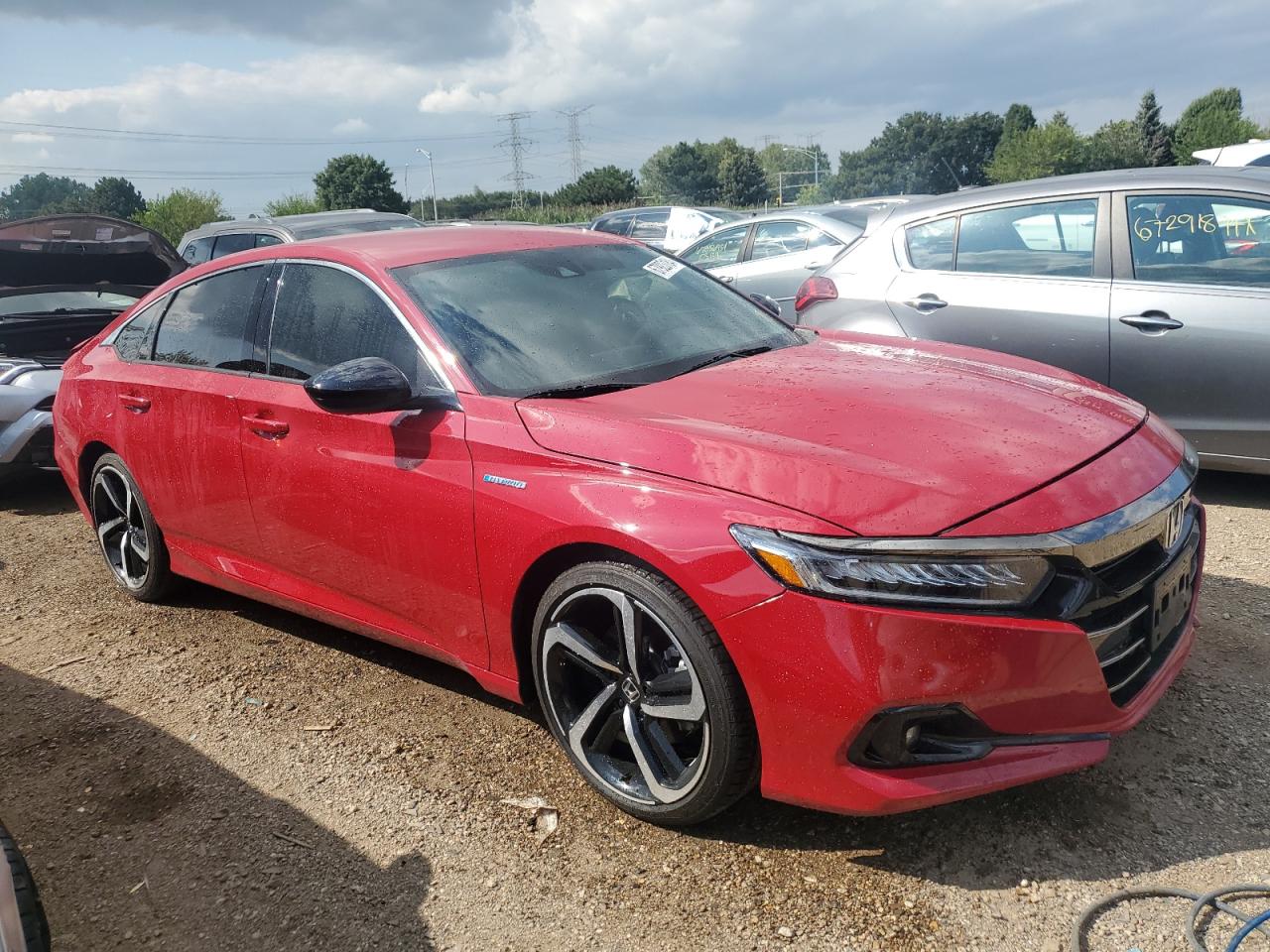 2022 HONDA ACCORD HYBRID SPORT VIN:1HGCV3F23NA022697