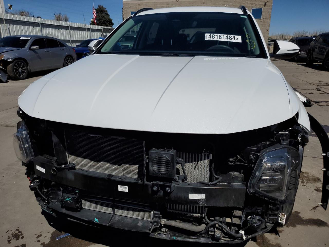 2022 HYUNDAI TUCSON BLUE VIN:KM8JBCA15NU084223