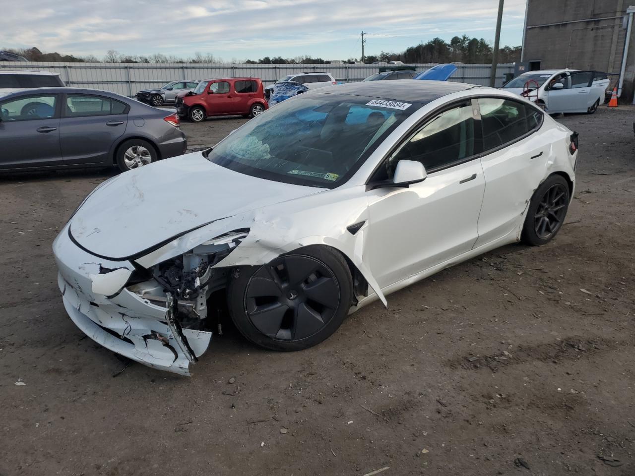2022 TESLA MODEL 3  VIN:5YJ3E1EAXNF119012