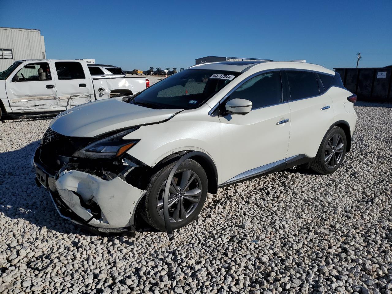 2022 NISSAN MURANO PLATINUM VIN:5N1AZ2DJ3NC113628