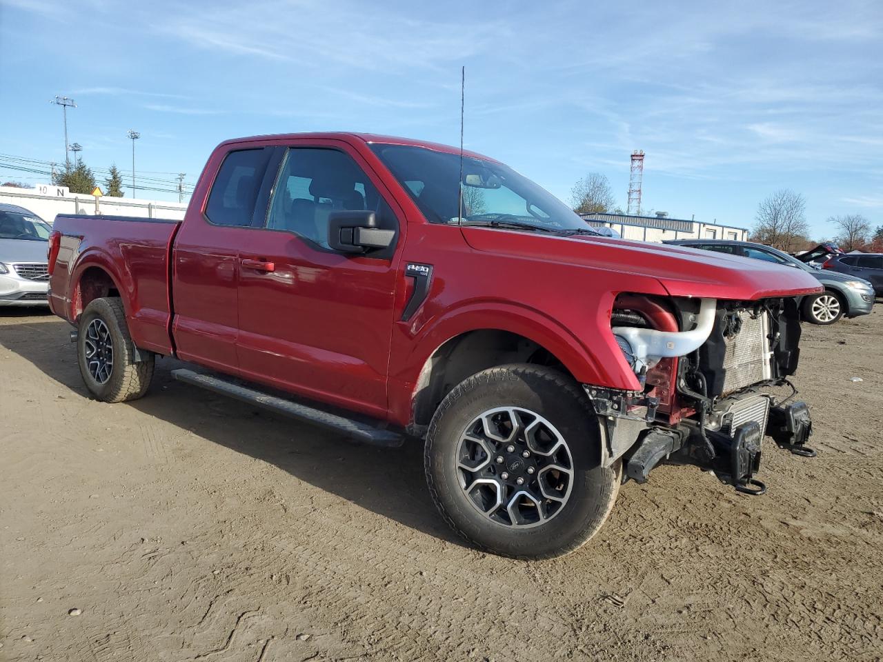 2022 FORD F150 SUPER CAB VIN:1FTFX1E83NKD47814