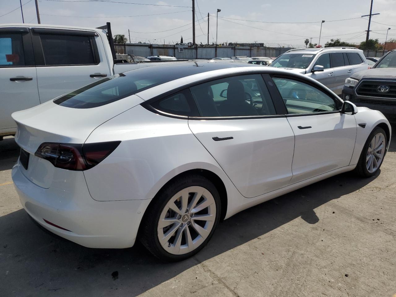 2022 TESLA MODEL 3  VIN:5YJ3E1EA9NF360642