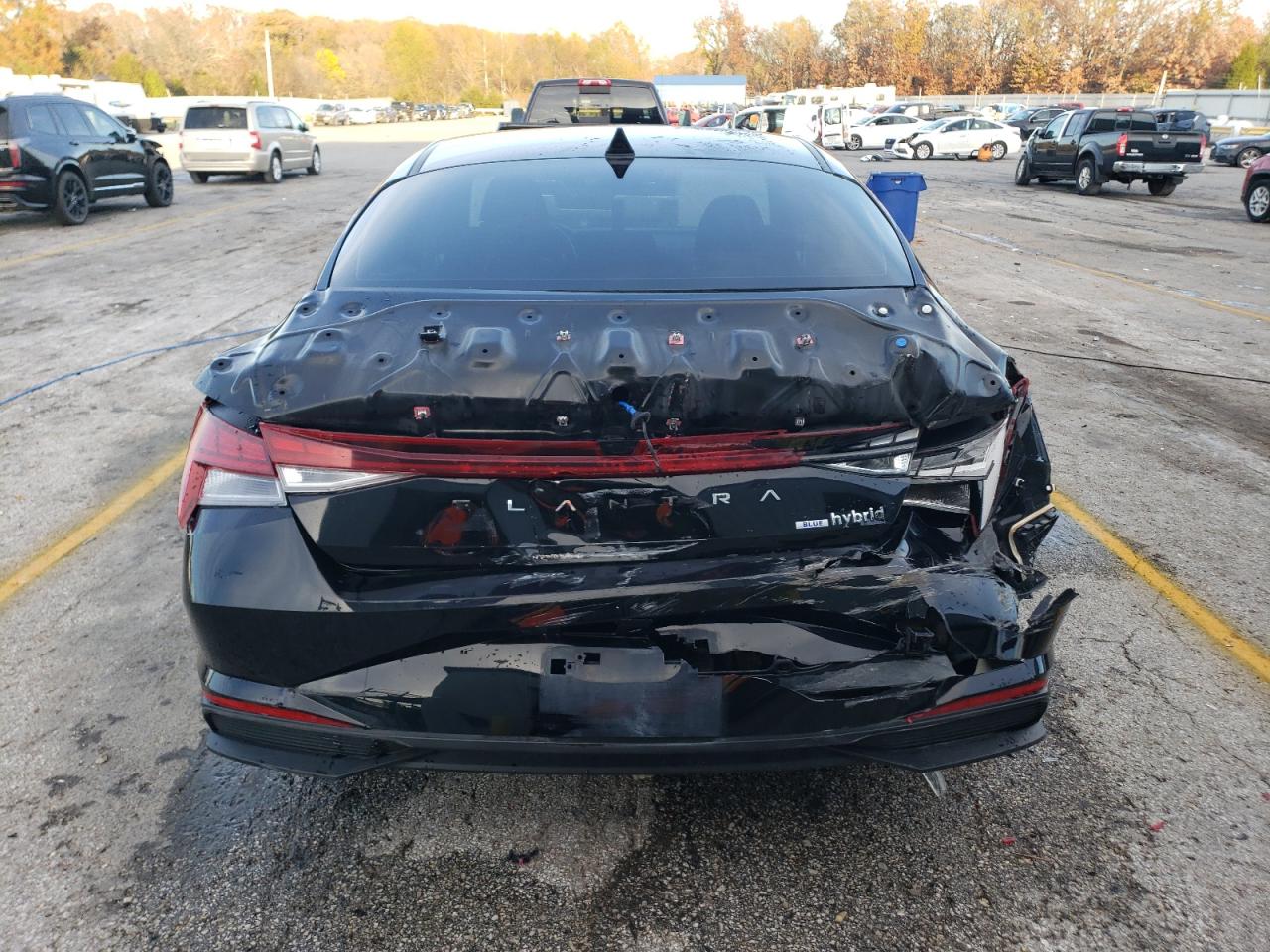 2022 HYUNDAI ELANTRA BLUE VIN:KMHLM4AJ2NU030175
