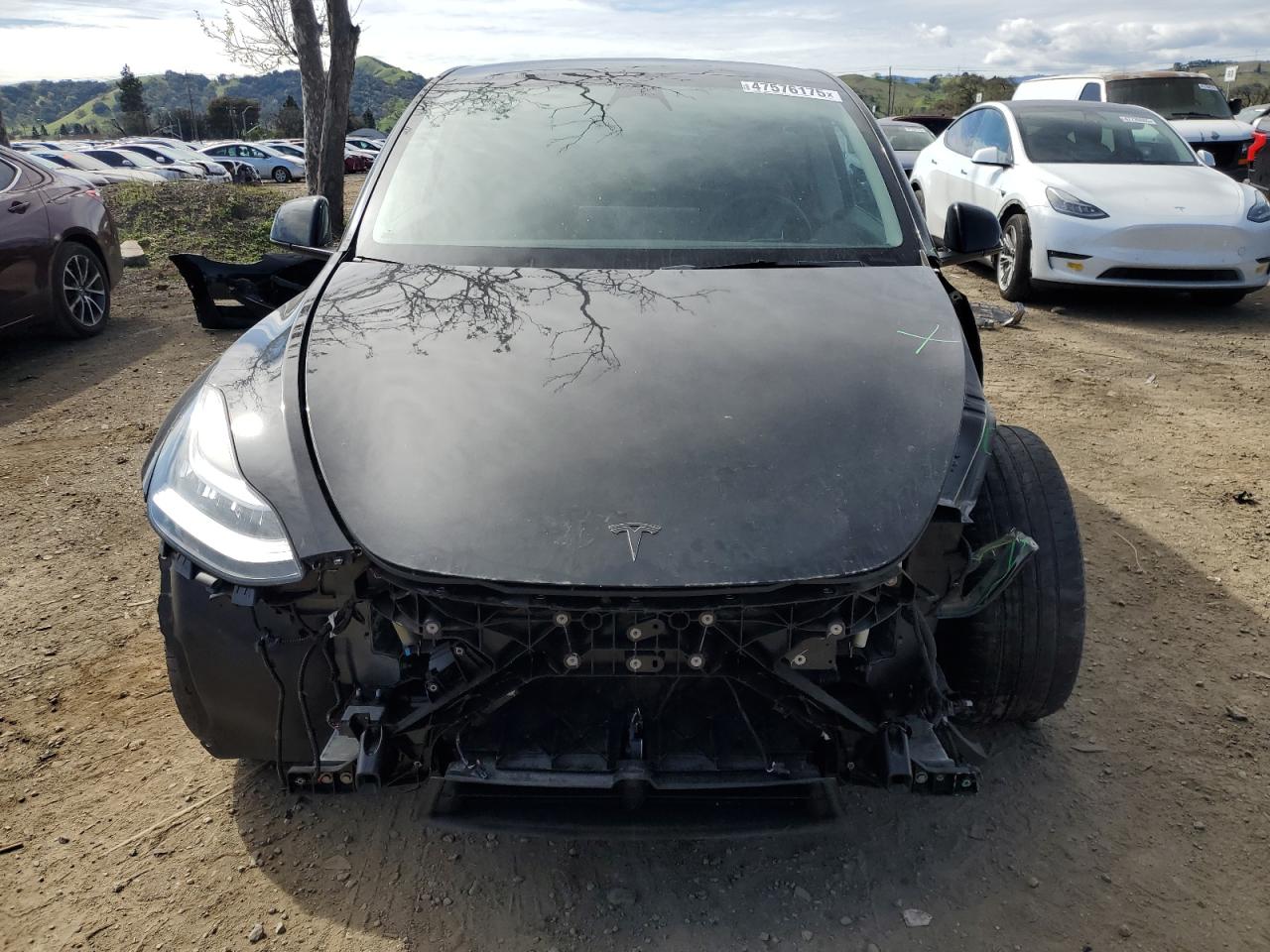 2022 TESLA MODEL Y  VIN:7SAYGDEE2NF575433