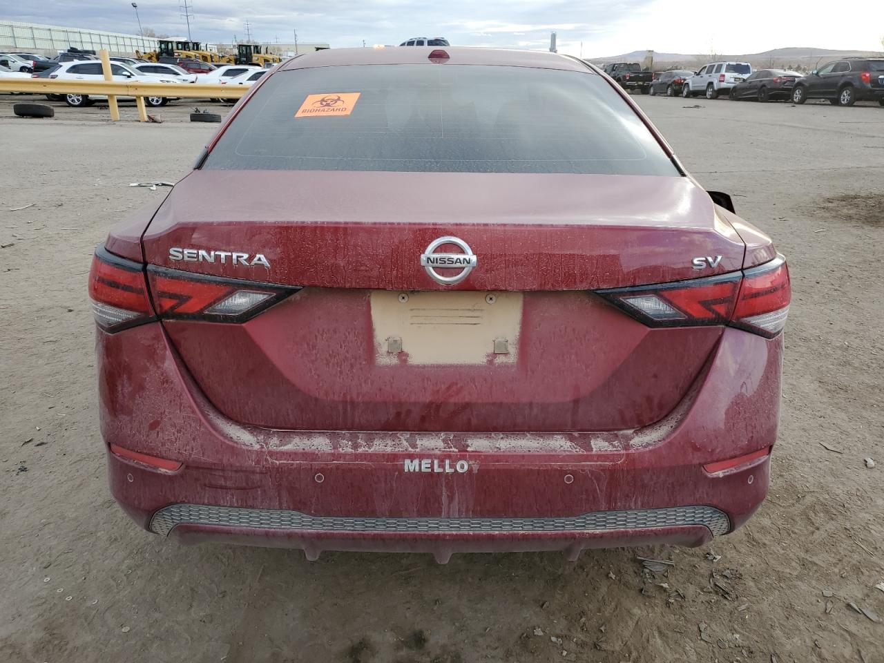 2022 NISSAN SENTRA SV VIN:3N1AB8CV8NY293067