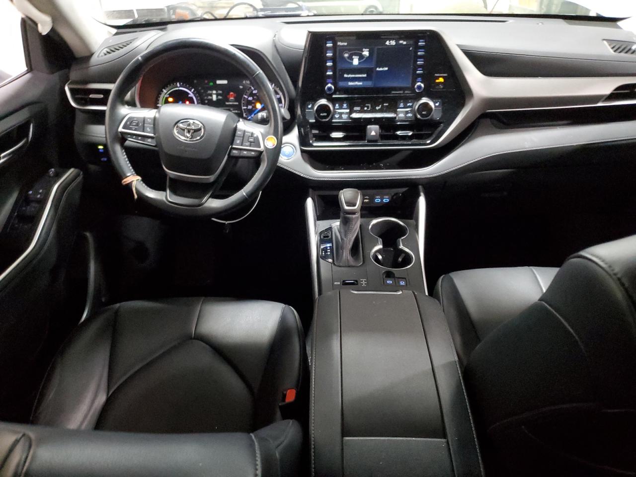 2022 TOYOTA HIGHLANDER HYBRID XLE VIN:5TDGBRCH4NS546206