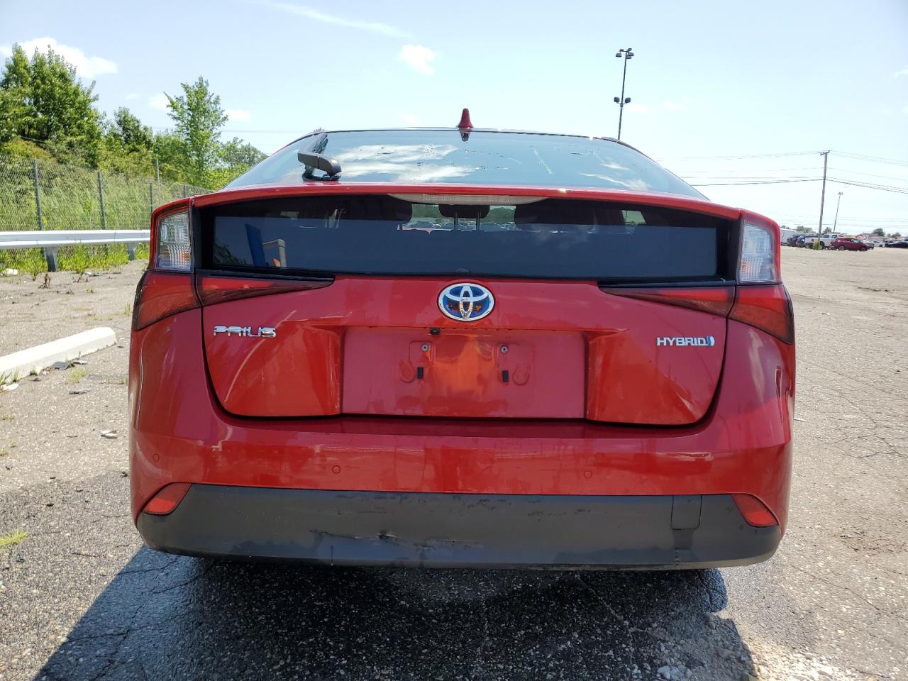 2022 TOYOTA PRIUS NIGHT SHADE VIN:JTDKAMFU9N3164019