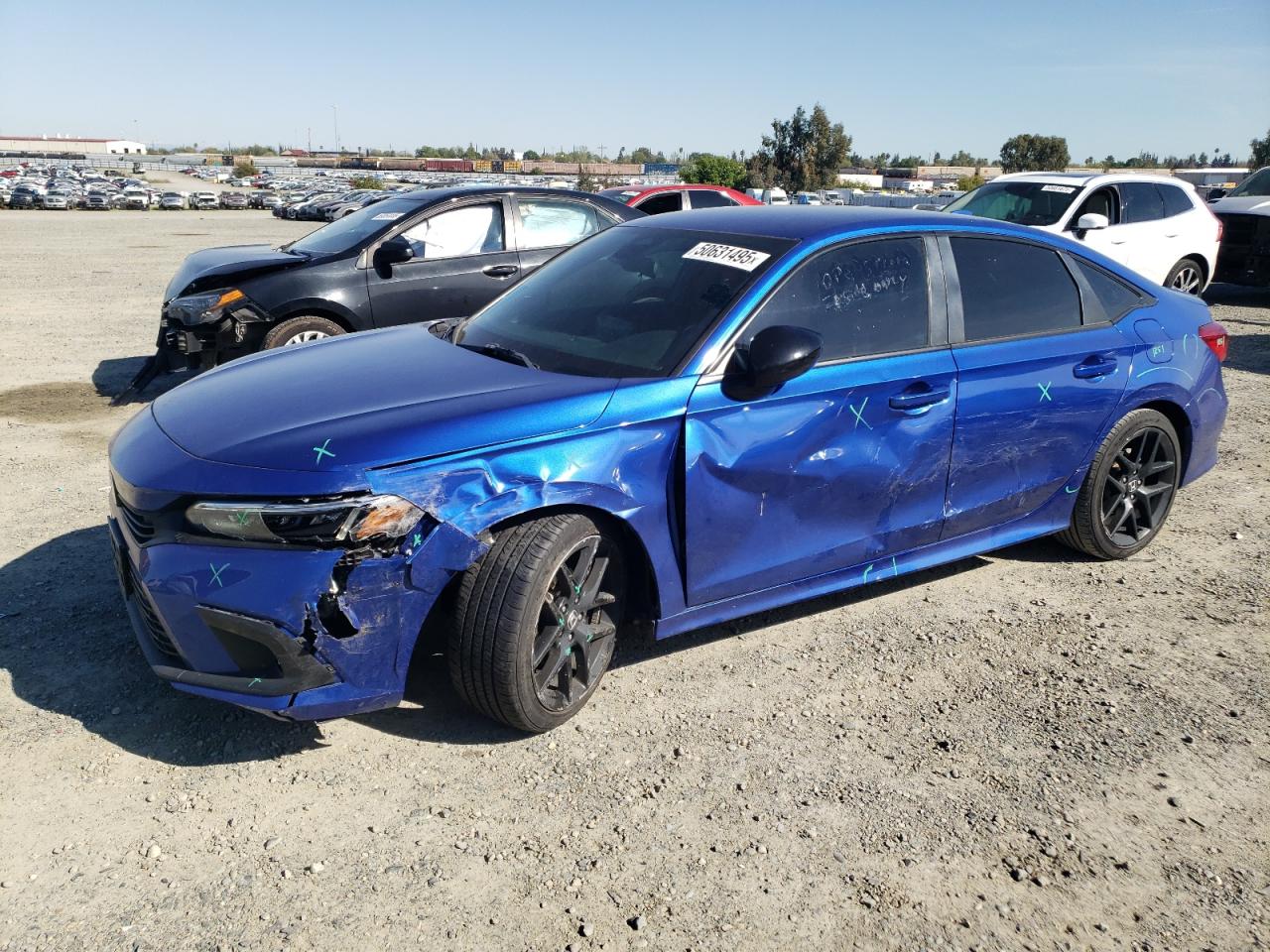 2022 HONDA CIVIC SPORT VIN:2HGFE2F54NH564636